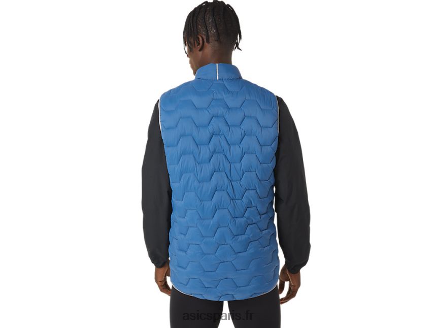 Hommes Asics m reverse ins gilet BXL8B2888 azur/plaque de roche
