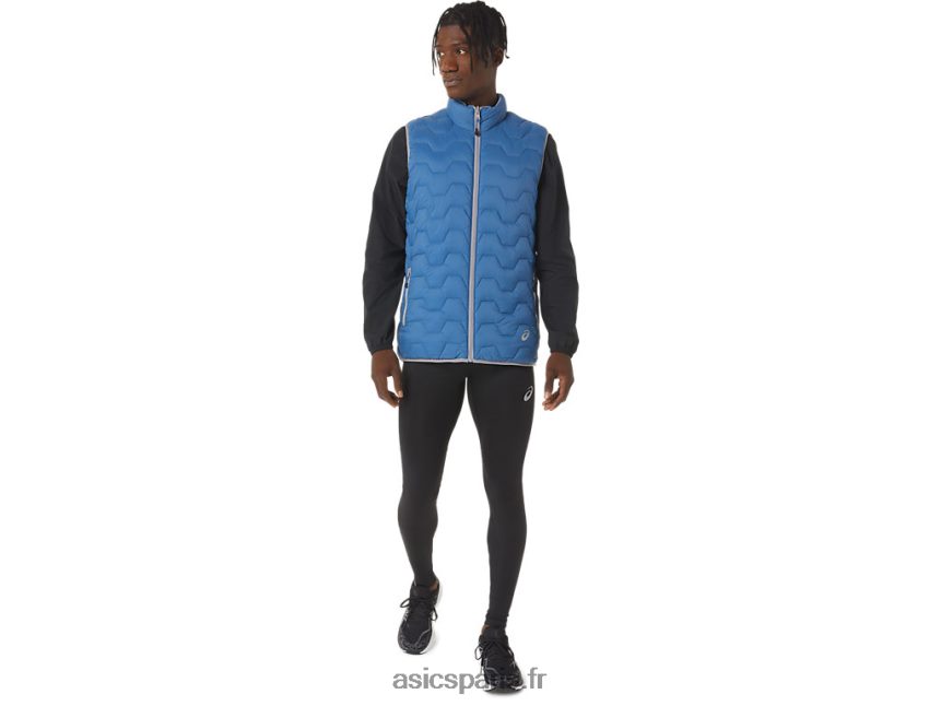 Hommes Asics m reverse ins gilet BXL8B2888 azur/plaque de roche