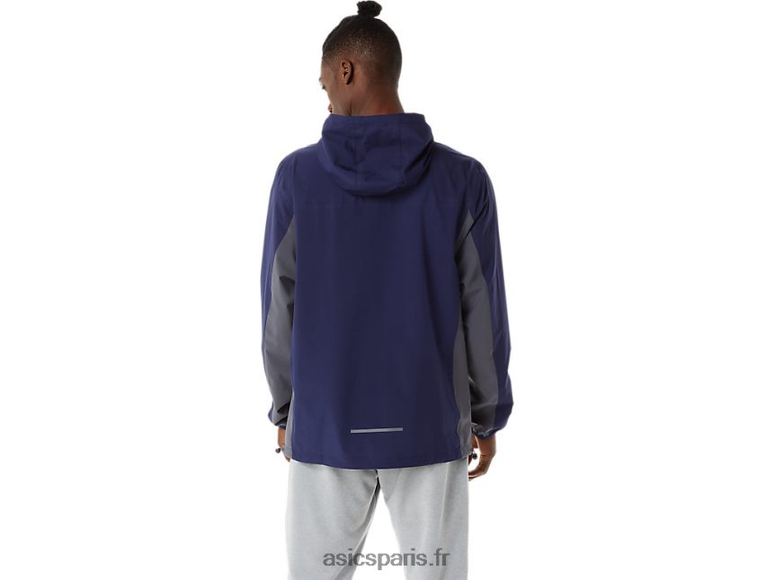 Hommes Asics veste imperméable BXL8B21401 caban/gris porteur