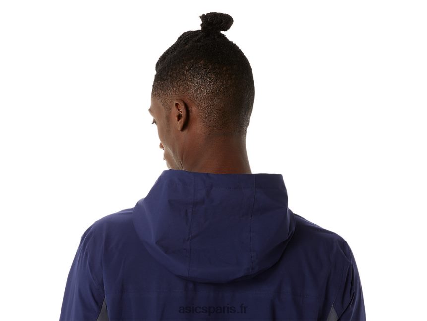 Hommes Asics veste imperméable BXL8B21401 caban/gris porteur