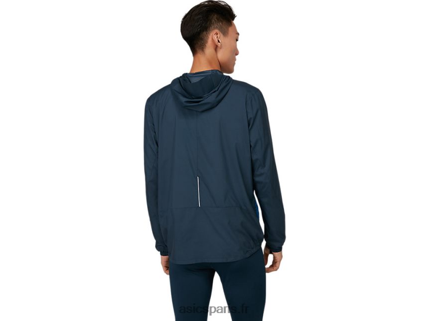Hommes Asics veste lite-show BXL8B21673 bleu français/bleu électrique