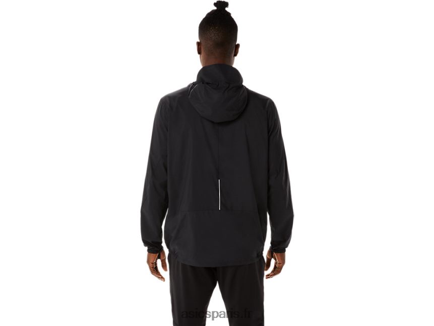 Hommes Asics veste lite-show BXL8B2832 performance noir/pin velours