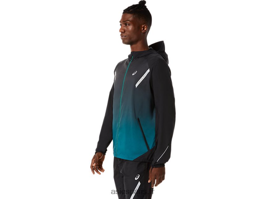 Hommes Asics veste lite-show BXL8B2832 performance noir/pin velours