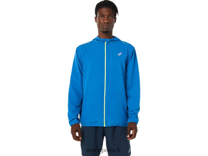 Hommes Asics veste prêt-à-porter BXL8B21400 route du lac/vert de danger
