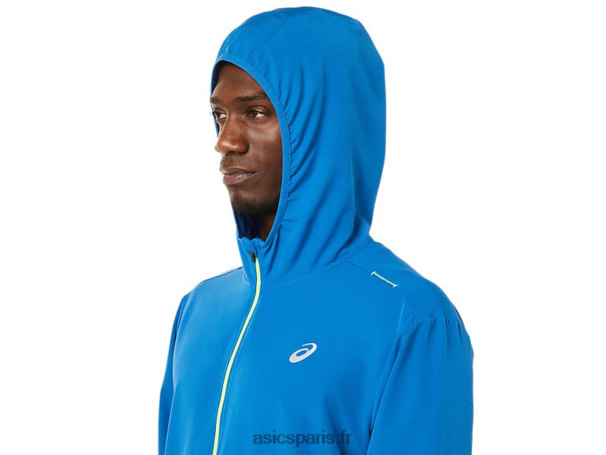 Hommes Asics veste prêt-à-porter BXL8B21400 route du lac/vert de danger
