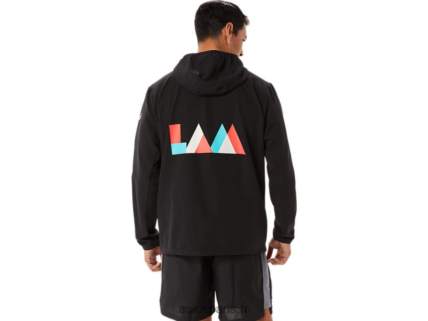 Hommes Asics veste prêt-à-porter lam BXL8B21345 performance noir