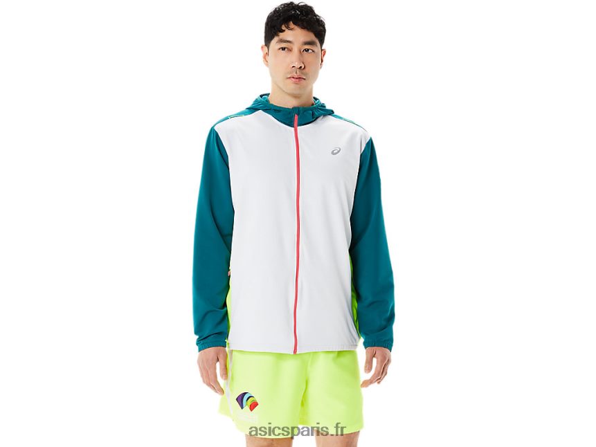 Hommes Asics veste ready-set color block wch BXL8B21279 multi