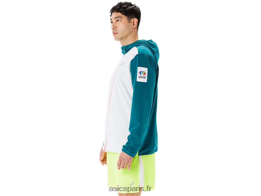 Hommes Asics veste ready-set color block wch BXL8B21279 multi