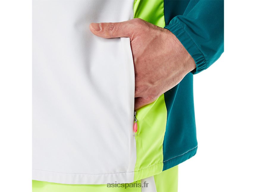 Hommes Asics veste ready-set color block wch BXL8B21279 multi