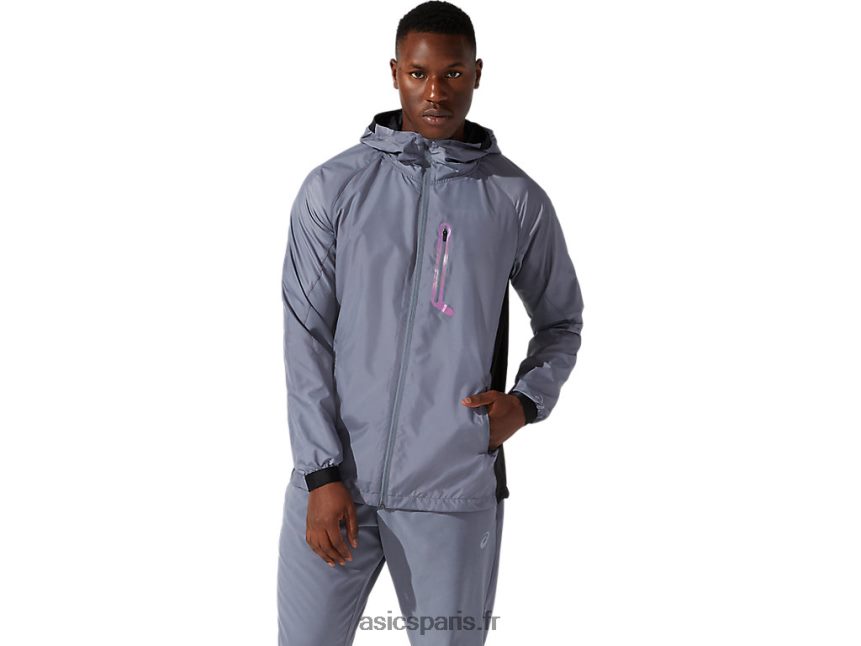 Hommes Asics veste tissée hybride BXL8B21979 métropole
